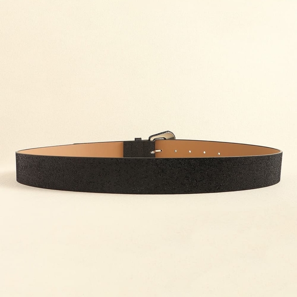 Black Glitter Belt - Picture 10 of 10